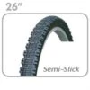 Chaoyang 26" Semi-Slick -Schwalbe Ventas 26 semi slick