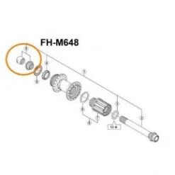Shimano Cono Izquierdo Y Tuerca FH-M678 -Schwalbe Ventas cono izquierdo y tuerca fh m678 1