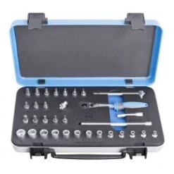 Unior Juego De Vasos Y Accesorios De 1/4" En Caja Metálica -Schwalbe Ventas juego de vasos y accesorios de 1 4 en caja metalica 1