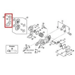 Shimano Portapoleas Interior RD-M810-SS -Schwalbe Ventas portapoleas m810 ss 1