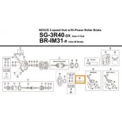 Shimano Varilla Nexus SG-3R40-DX, BR-IM31-R -Schwalbe Ventas varilla nexus sg 3r40 dx br im31 r 3